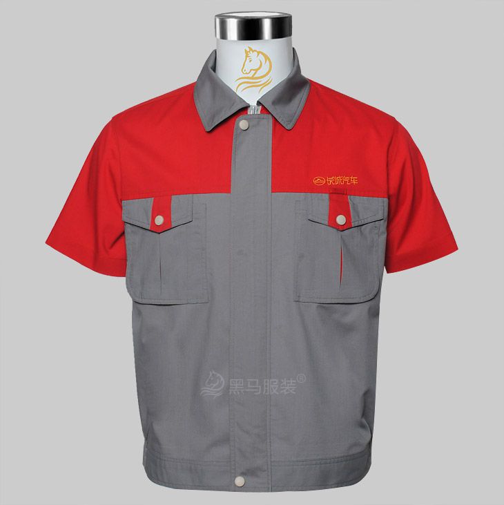 長(cháng)城汽車(chē)短袖工作服圖片