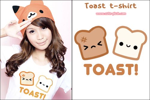 TOAST可愛(ài)t恤衫圖案設計